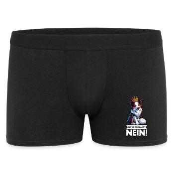Avant que vous ne demandiez : Berger australien Aussie Aussie - Boxer Homme - noir - Devant