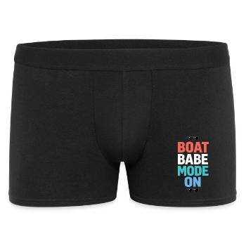 Seehaare Kümmern Sich Nicht Um - Männer Boxer Shorts - Schwarz - Vorne
