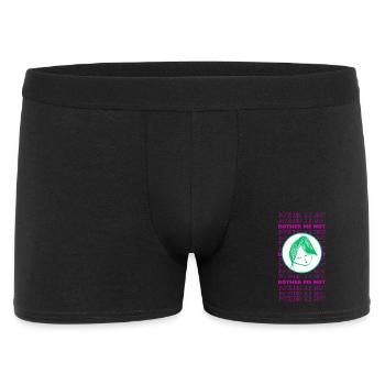 Ne m’embêtez pas – Design sarcastique minimal - Boxer Homme - noir - Devant