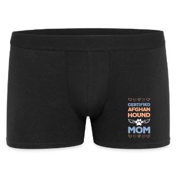 Certified Afghan Hound Mom - Men's Boxer Shorts - black - Front