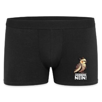 Avant de demander aux calopsittes - Boxer Homme - noir - Devant