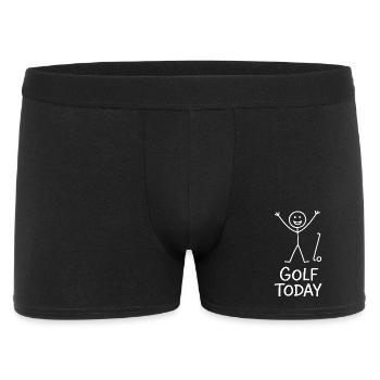 Golf Today Golfer Humor Gift Idea Golfer - Men's Boxer Shorts - black - Front