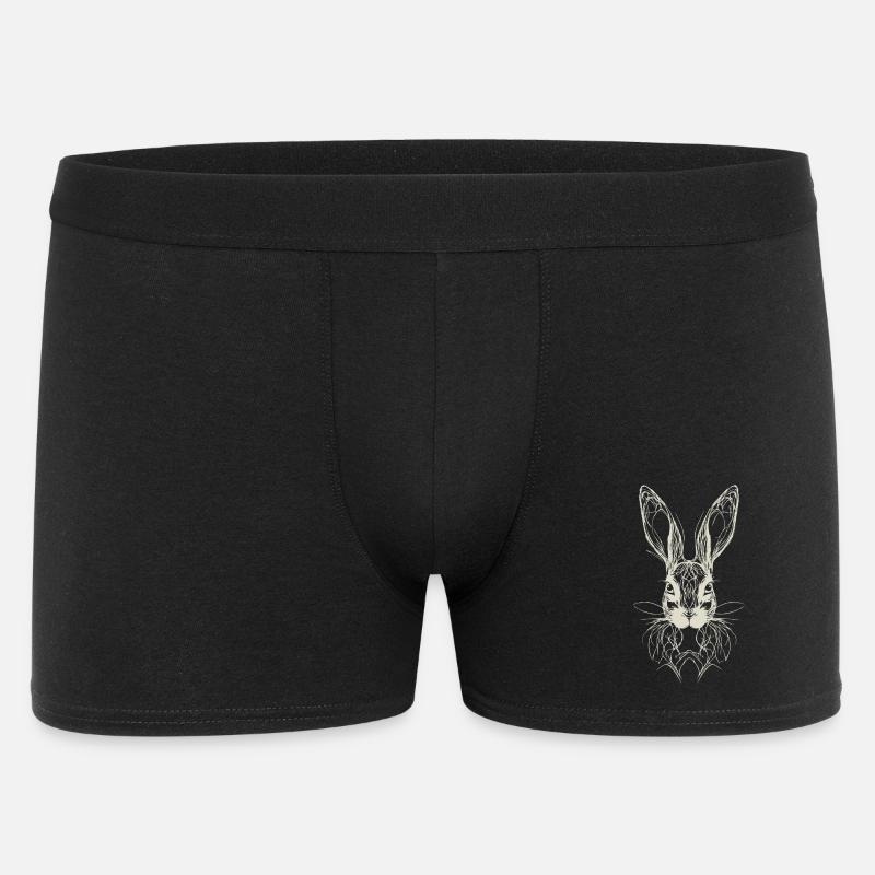 Easter Bunny Bunny Geometry - Men's Boxer Shorts - black