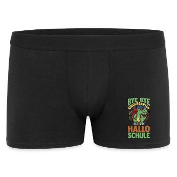 Kita Erste Klasse Dinosaurier Schüler Kindergarten - Männer Boxer Shorts - Schwarz - Vorne