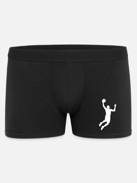 basketball_silhouette - Men's Boxer Shorts - black