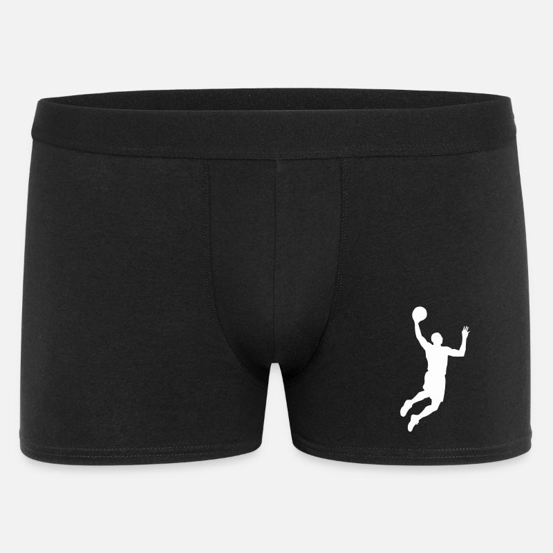 basketball_silhouette - Men's Boxer Shorts - black