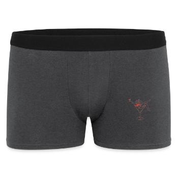 Cocktail Woman - Men's Boxer Shorts - charcoal grey - Front