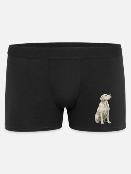 Labrador Geschenk für Hundebesitzer & Fans - Männer Boxer Shorts - Schwarz