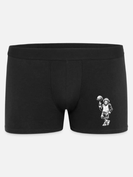 Basketball - Männer Boxer Shorts - Schwarz