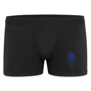 Spiritualité Géométrie Sacrée Protégée Spirituellement - Boxer Homme - noir - Devant