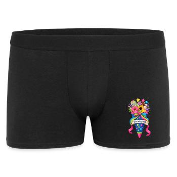 Einschulung 2026 Schultüte - Männer Boxer Shorts - Schwarz - Vorne