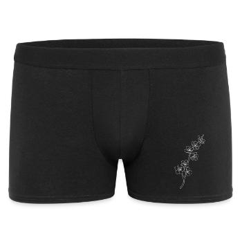 Blossom Lines Cherry Blossoms - Men's Boxer Shorts - black - Front
