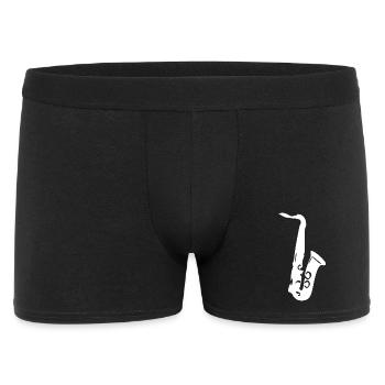 Musicien cadeau de musique de saxophone - Boxer Homme - noir - Devant