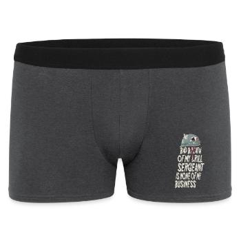 Drill Sergeant Bad Breath - Men's Boxer Shorts - charcoal grey - Front