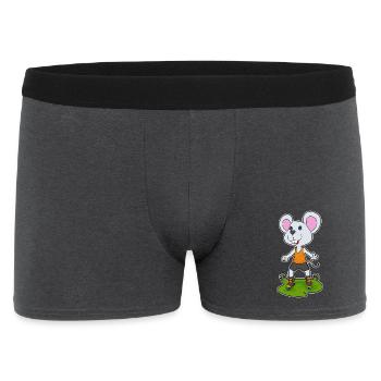 Mouse Inline skating Inline skates - Men's Boxer Shorts - charcoal grey - Front