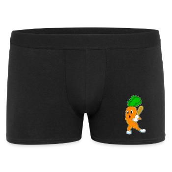 Carrot Baseball Baseball Bat - Men's Boxer Shorts - black - Front