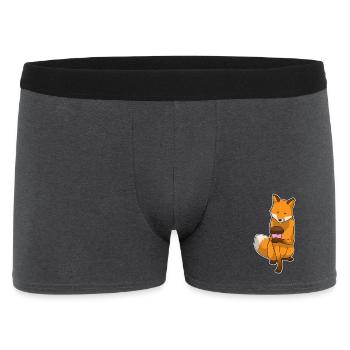 Fuchs Muffin - Männer Boxer Shorts - Anthrazit - Vorne