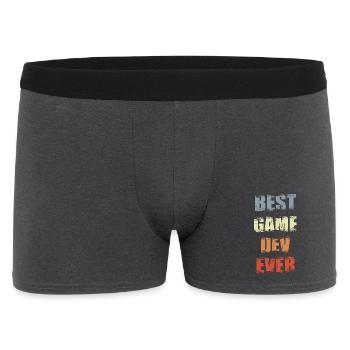 Motivation game development - Men's Boxer Shorts - charcoal grey - Front