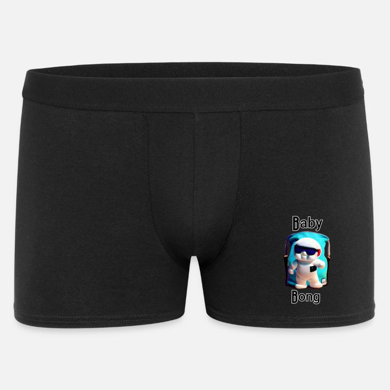 Baby Chill Maskottchen - Männer Boxer Shorts - Schwarz