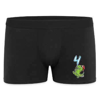4th Birthday Dinosaur - Men's Boxer Shorts - black - Front