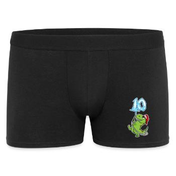10th Birthday Dinosaur - Men's Boxer Shorts - black - Front