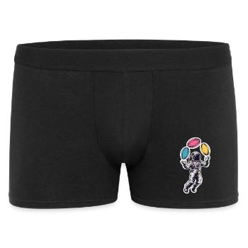 Astronaute Rugby Espace Espace Apesanteur - Boxer Homme - noir - Devant