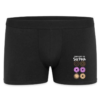 Donut Fitnessstudio - Männer Boxer Shorts - Schwarz - Vorne
