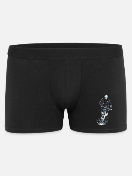 Cycliste Silhouette Splash VTT - Boxer Homme - noir