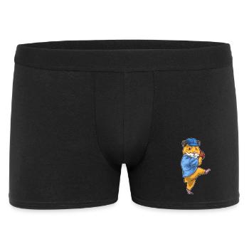 Hamster Baseball Baseball Glove - Men's Boxer Shorts - black - Front