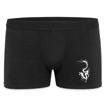 Dragon de fumée blanche - Boxer Homme - noir - Devant