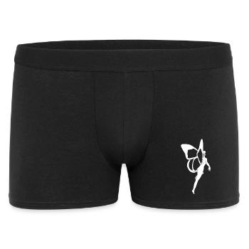 Butterfly Woman (White) - Men's Boxer Shorts - black - Front