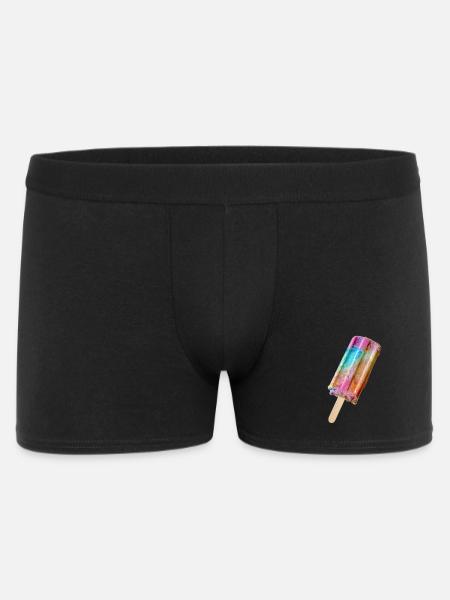 cream on the style rainbow - Men's Boxer Shorts - black