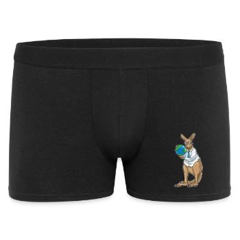 Känguru Geschichte Lehrer Schule - Männer Boxer Shorts - Schwarz - Vorne