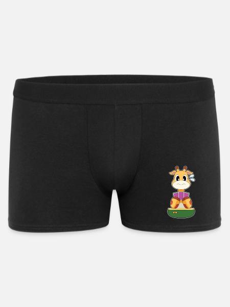 Giraffe Poker Poker Cards - Men's Boxer Shorts - black