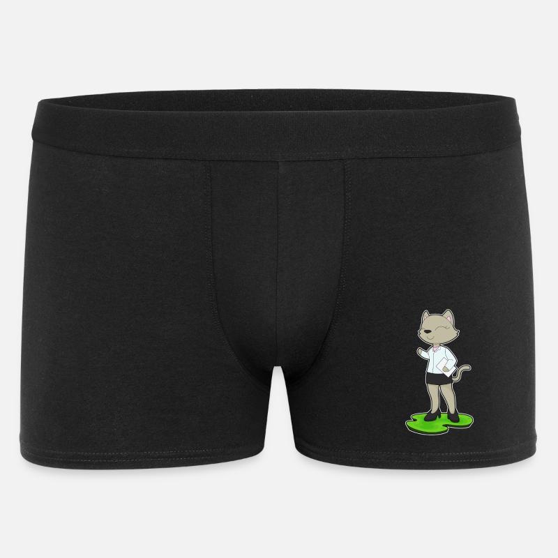 Note du secrétaire Cat - Boxer Homme - noir
