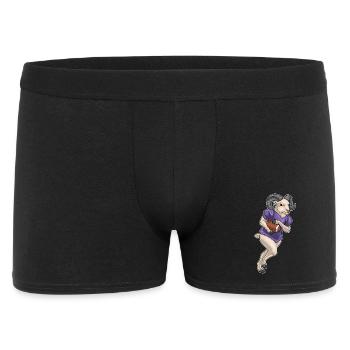 Widder American Football Sport - Männer Boxer Shorts - Schwarz - Vorne