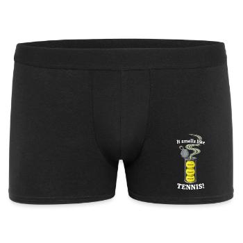 Tennis Shirt Hoodie Ball Box - Men's Boxer Shorts - black - Front