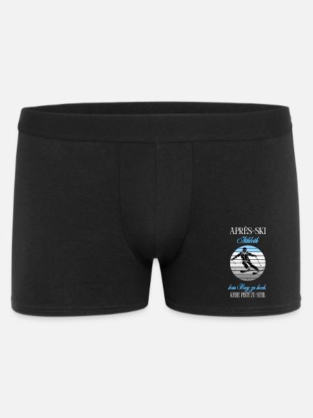 Athlète d’après-ski Aucune montagne n’est trop haute - Boxer Homme - noir