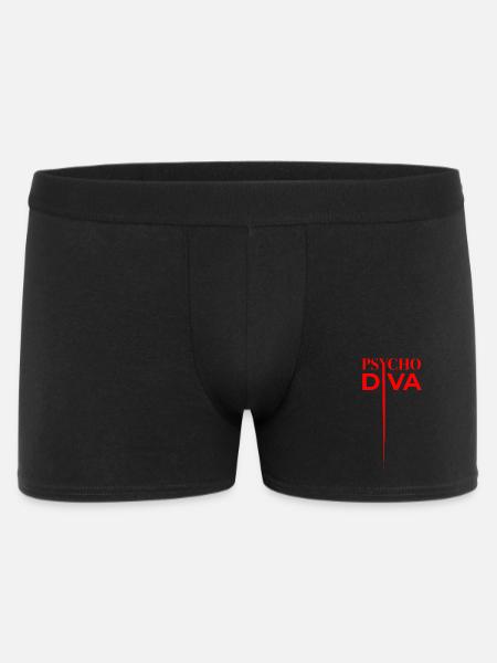 Psycho Diva – Sarcasm Spell Red - Men's Boxer Shorts - black