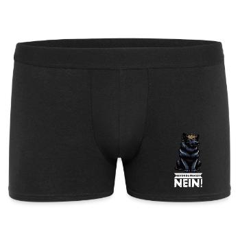 Avant de demander aux chiens de berger noir - Boxer Homme - noir - Devant