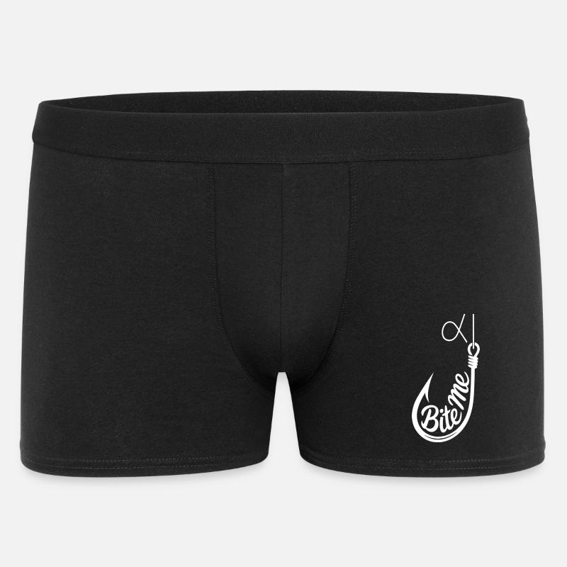 Bite Me Hook Graphic Tee - Men's Boxer Shorts - black