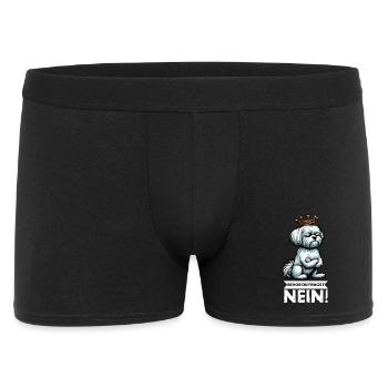 Avant que vous ne demandiez : No Malteser Malteserbesitzer - Boxer Homme - noir - Devant