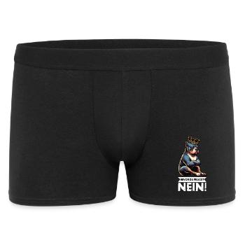 Bevor Du Fragst Nein American Bully Bully Pit - Männer Boxer Shorts - Schwarz - Vorne