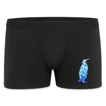 Penguins Colorful Kids Men's Boys Penguin - Men's Boxer Shorts - black - Front