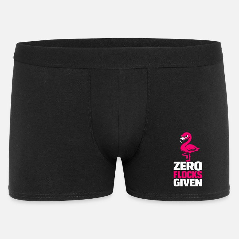 Zero Flocks Given - Männer Boxer Shorts - Schwarz