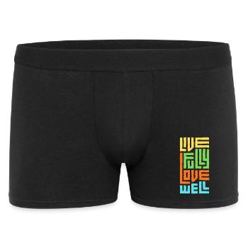 Vis pleinement Aime Bien. - Boxer Homme - noir - Devant