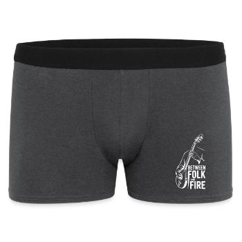 Tambura - Between Folk and Fire - Balkan Music - Men's Boxer Shorts - charcoal grey - Front