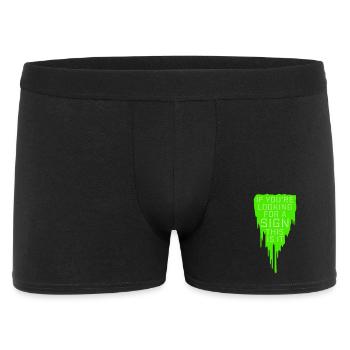If You're Looking For A Sign This Is It Lustig - Männer Boxer Shorts - Schwarz - Vorne