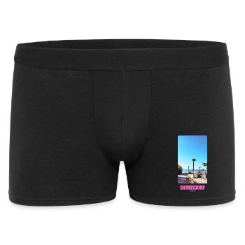 SIERKSDORF _ Strand - Männer Boxer Shorts - Schwarz - Vorne