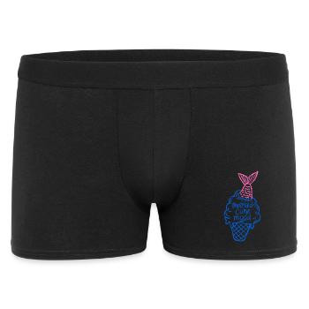Meerjungfrauen-Kegel-Stimmungskritzel - Männer Boxer Shorts - Schwarz - Vorne
